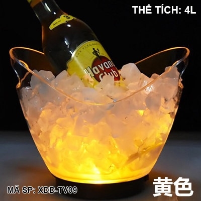 Xô đá thỏi vàng dạ quang XDDTV