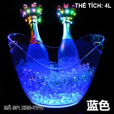 Xô đá thỏi vàng dạ quang XDDTV