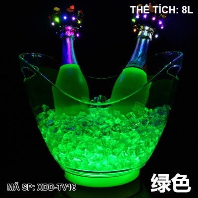 Xô đá thỏi vàng dạ quang XDDTV