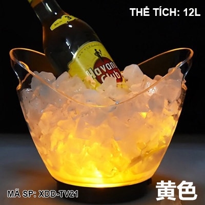 Xô đá thỏi vàng dạ quang XDDTV