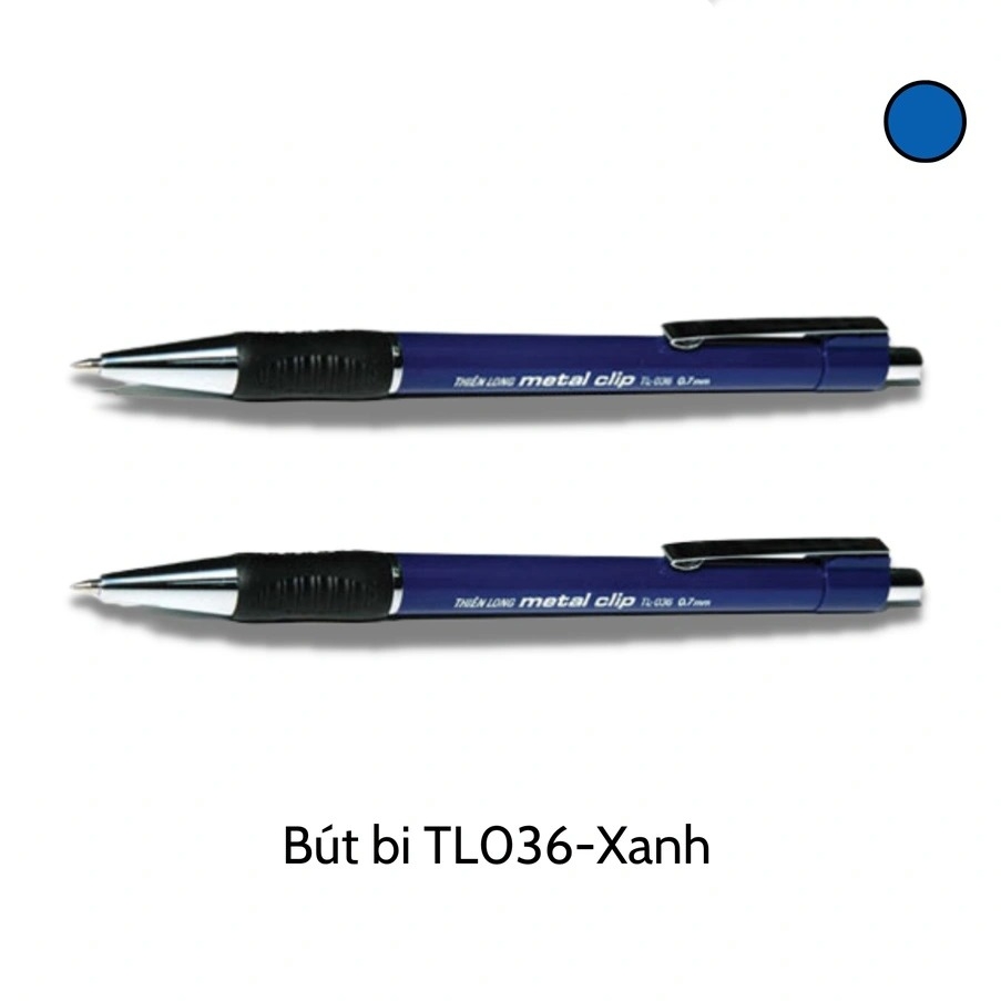 Bút bi Thiên Long TL036 0.7mm Xanh