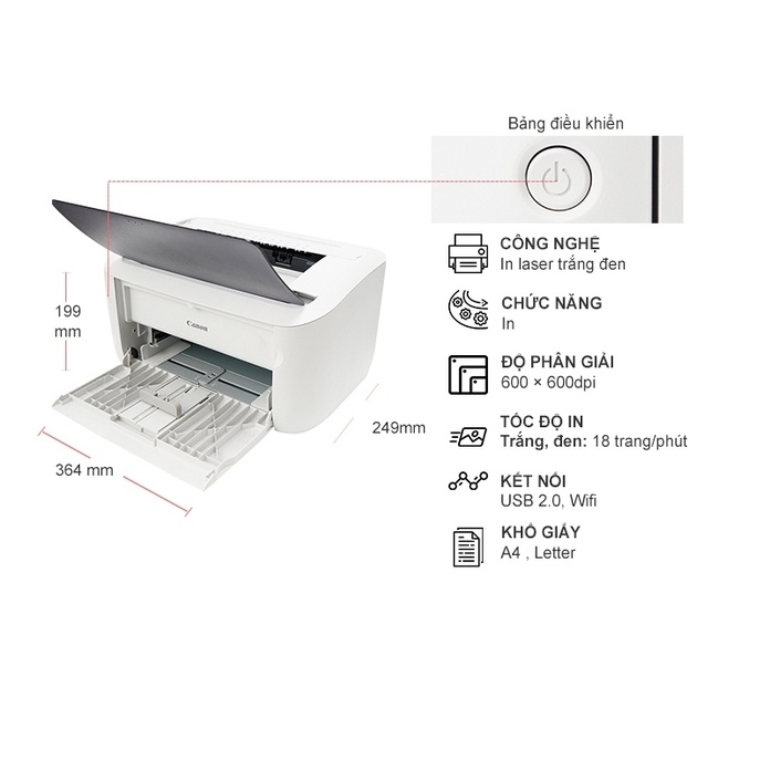 Máy in Laser đen trắng Canon LBP 6030W