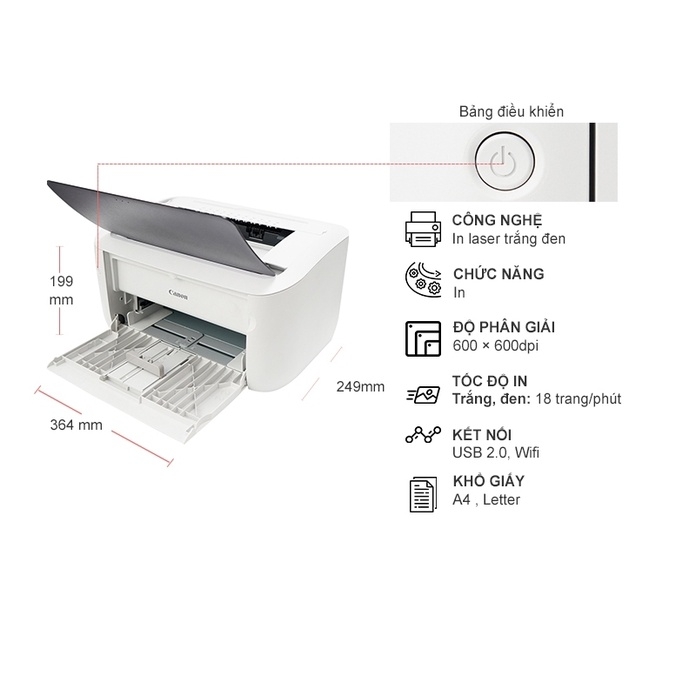 Máy in Laser đen trắng Canon LBP6030w