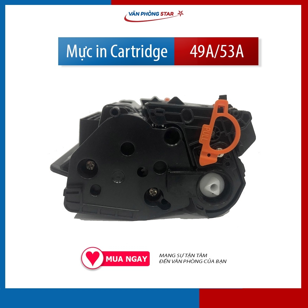 Hộp mực 49A 53A dùng cho máy in HP P2015/DN/N/X Máy in Canon LBP 3300/3310/3360/3370 có lỗ đổ mực dung lượng 3000 trang