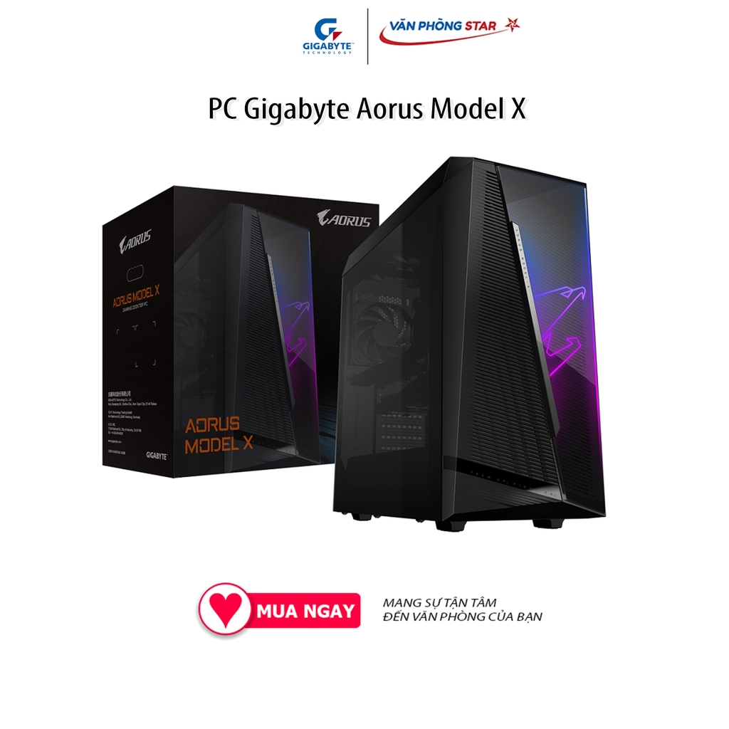 PC Gigabyte Aorus Model X (i9-12900K/Z690/32GB RAM/2TB SSD/RTX3080/WL+BT/No OS)