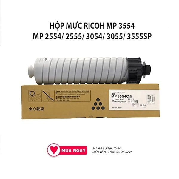 Mực Ricoh Type 3054 / 3554 dùng Cho máy MP 2554/ 2555/ 3054/ 3055/ 3555SP