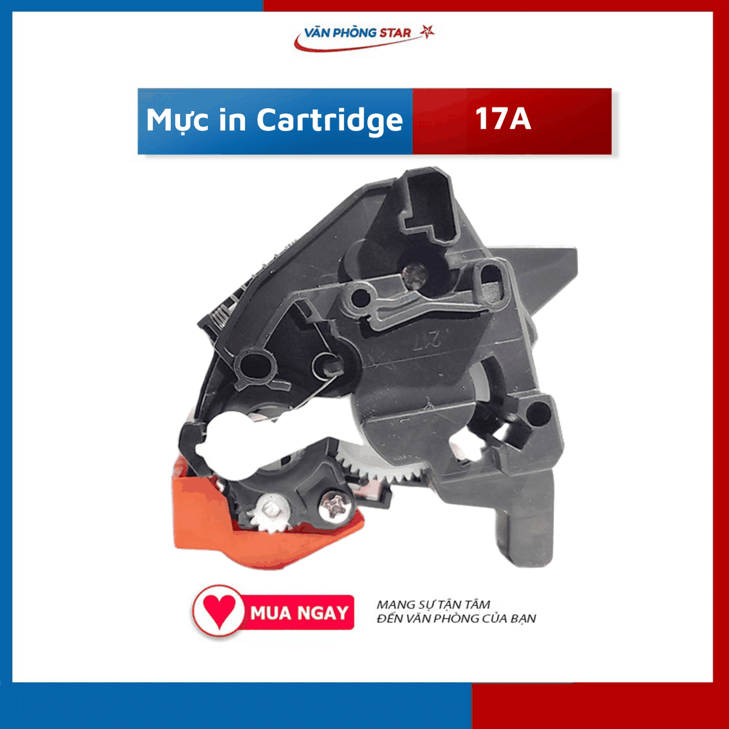 Hộp Mực in 17A  dùng cho máy in HP M102a/M102w/MFP M130a/ M130fw/ M130nw/ M132a/ M132fn/ M132fp/ M132fw /M132nw