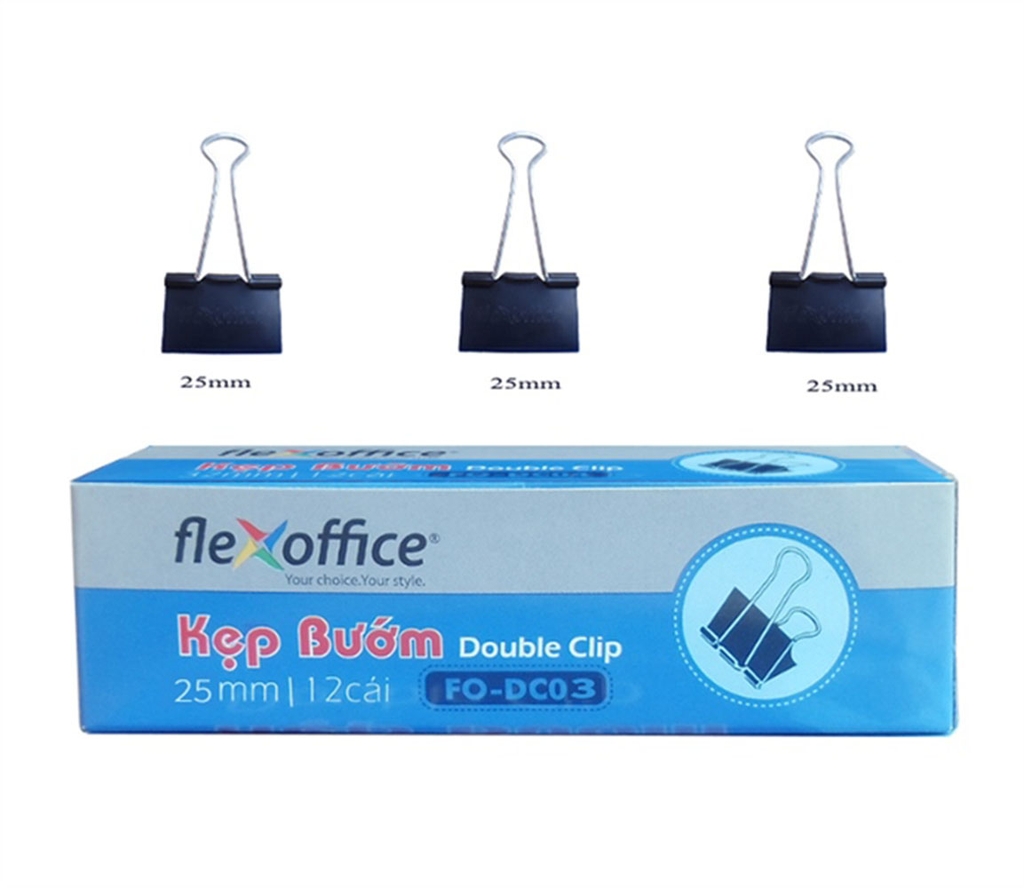 Kẹp bướm Flexoffice 25mm FO-DC03
