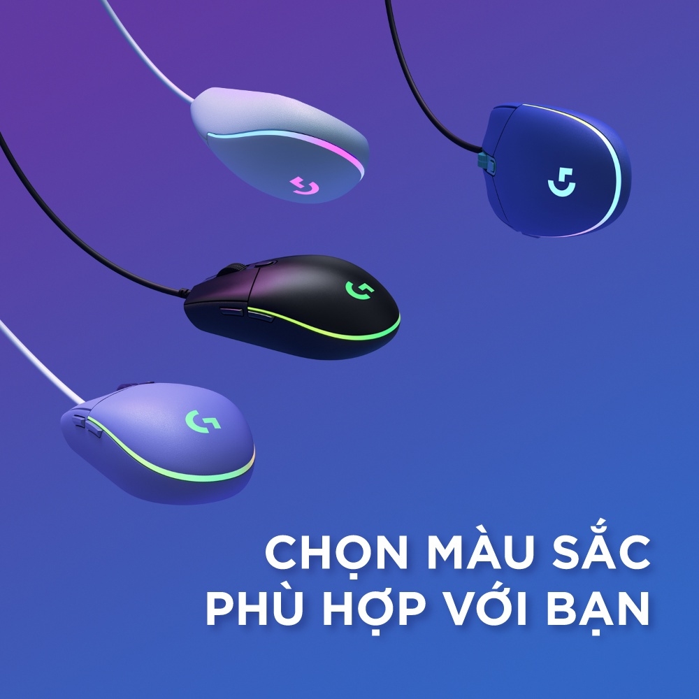 Chuột chơi game có dây Logitech G300S 2500 DPI 9 nút bấm có thể lập trình, 7 màu RGB tại vanphongstar