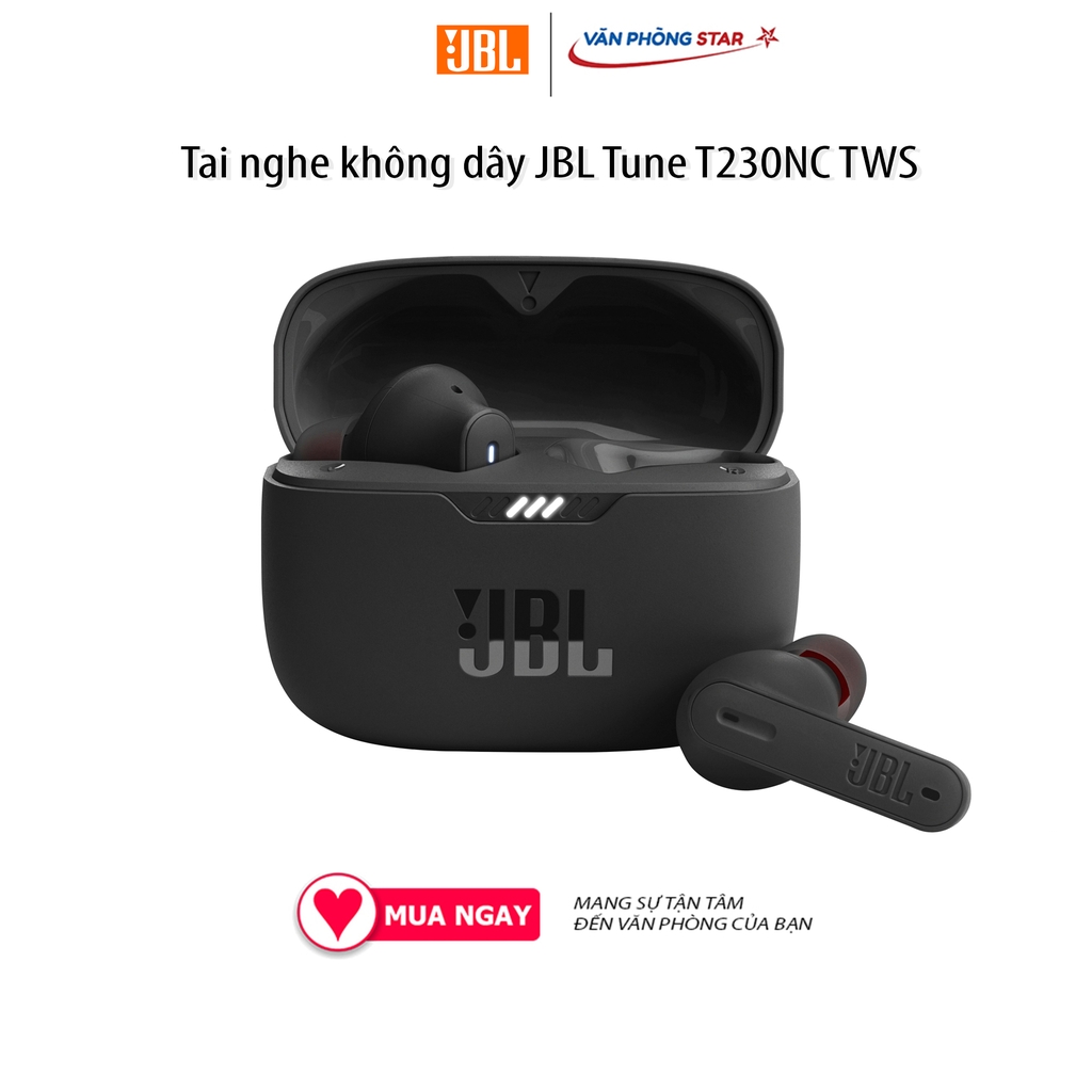 Tai nghe không dây JBL Tune T230NC TWS - True Wireless - Chống ồn chủ động, tích hợp micro, chống nước IPX4