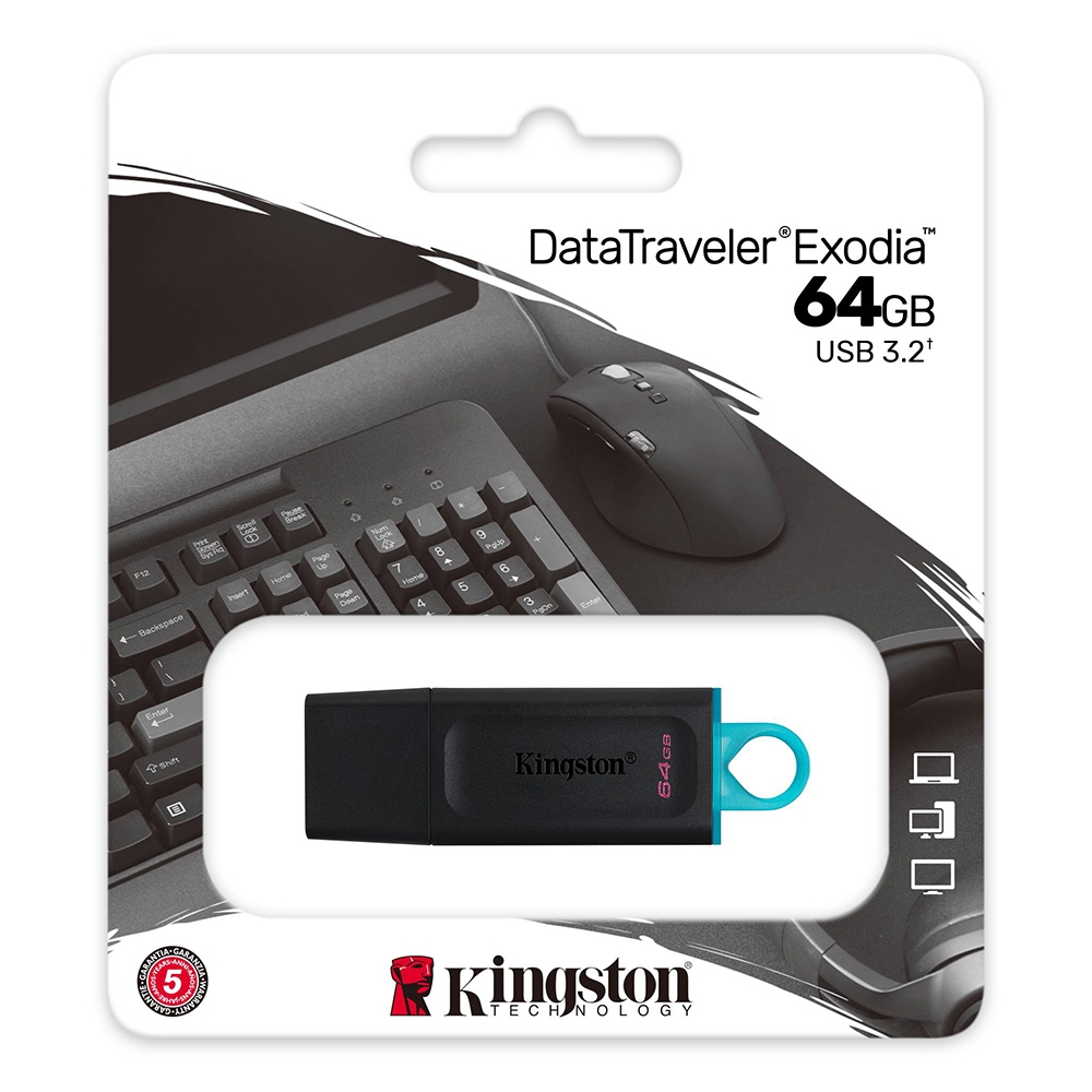 USB kingston 3.2 Gen 1 - dung lượng 128GB/64GB/32GB - chính hãng bảo hành 5 năm ,tốc độ cao 115 Mbps-tương thích 2.0/3.0
