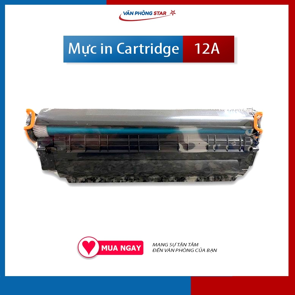 COMBO 10 HỘP MỰC máy in canon 2900/3000 - 12A (Q2612A) - Mực in rõ nét, bền máy