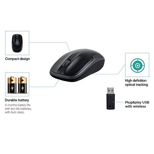 Combo chuột phím không dây Logitech MK215 - nhỏ gọn, có phím số, 1 đầu thu USB vanphongstar