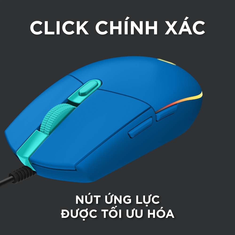 Chuột chơi game có dây Logitech G300S 2500 DPI 9 nút bấm có thể lập trình, 7 màu RGB tại vanphongstar