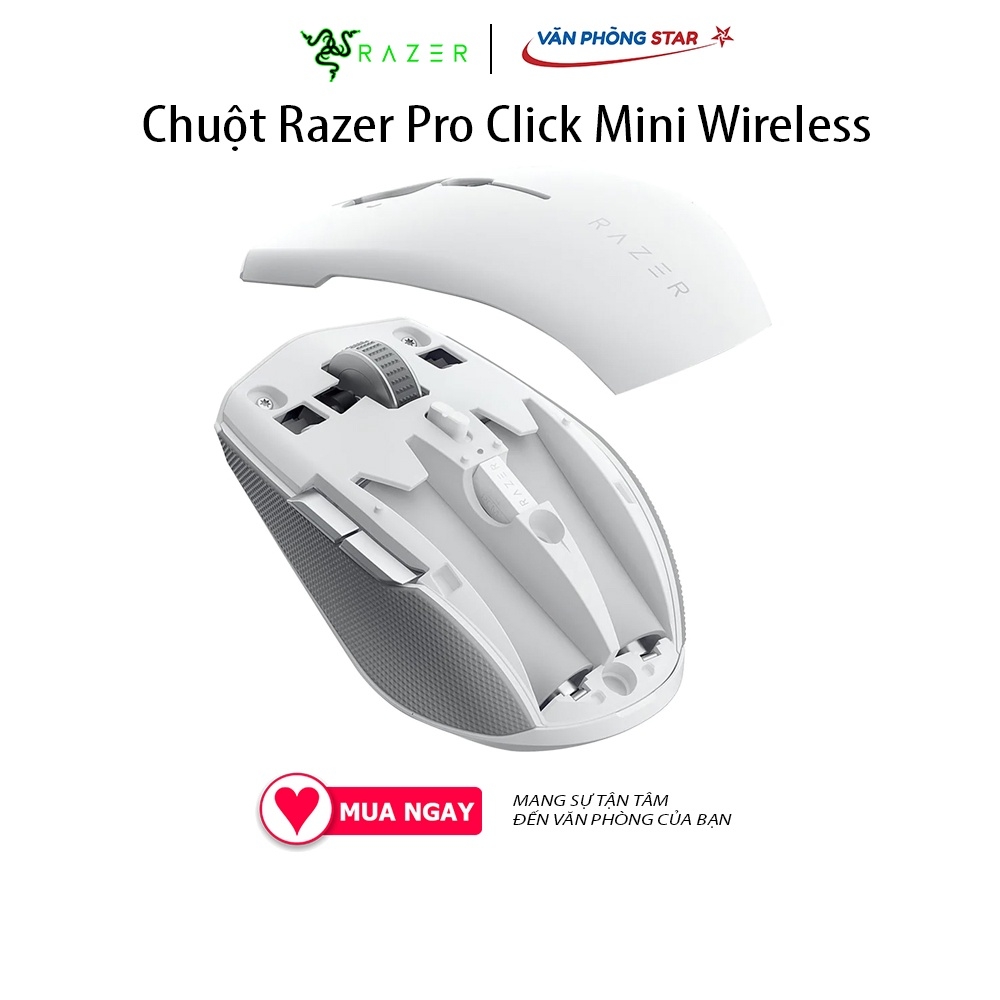 Chuột Gaming không dây Razer Pro Click Mini DPI 12000 DPI cảm biến quang học độ bền Switch chuột: 15 triệu lượt nhấn