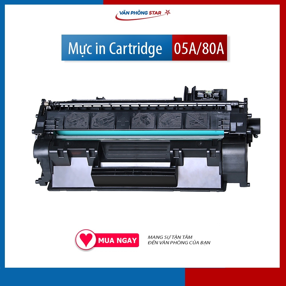 Hộp mực 05A 80A dùng cho máy in HP M401/M425/P2035/P2055, Canon LBP 251dw/252dw/MF416dw có lỗ đổ mực