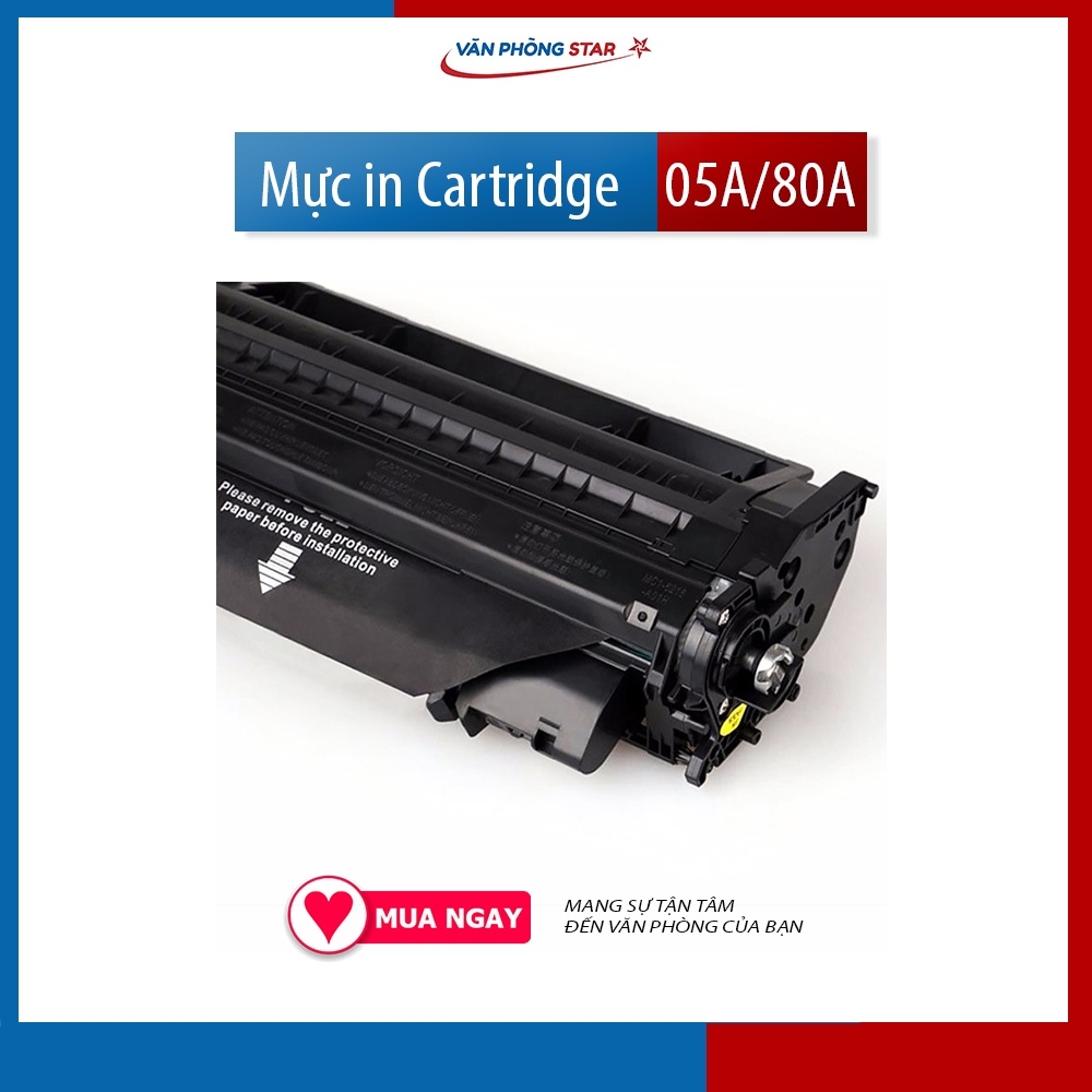 Hộp mực 05A 80A dùng cho máy in HP M401/M425/P2035/P2055, Canon LBP 251dw/252dw/MF416dw có lỗ đổ mực