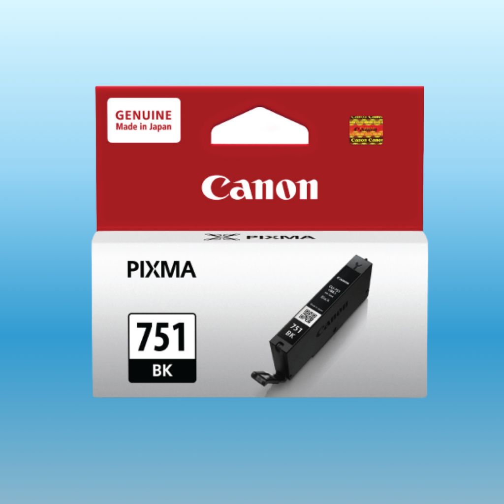Bộ Mực Màu Canon CLI-751 Chính Hãng – BK/C/M/Y (Tùy Chọn Gray) Dùng Cho PIXMA iP7270, iX6870, MX927