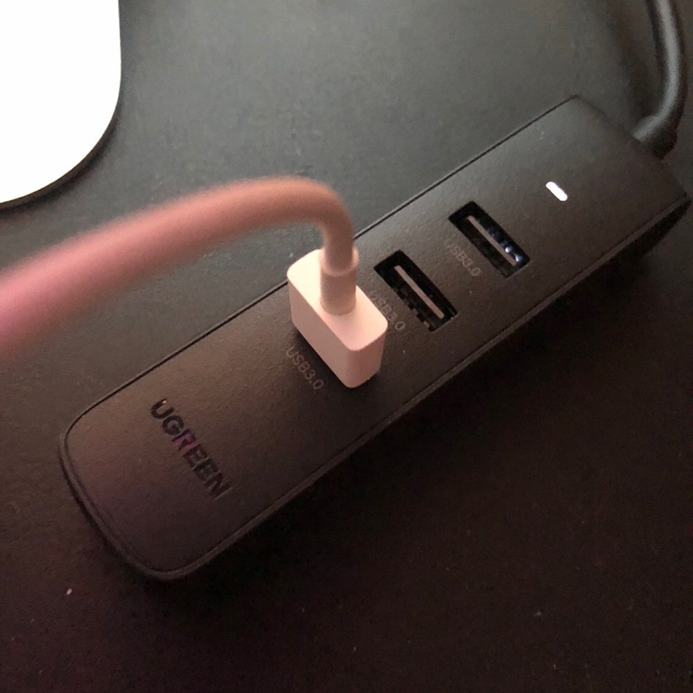 Bộ chuyển đổi USB-C sang 3*USB 3.0+RJ45 Ugreen (10917)