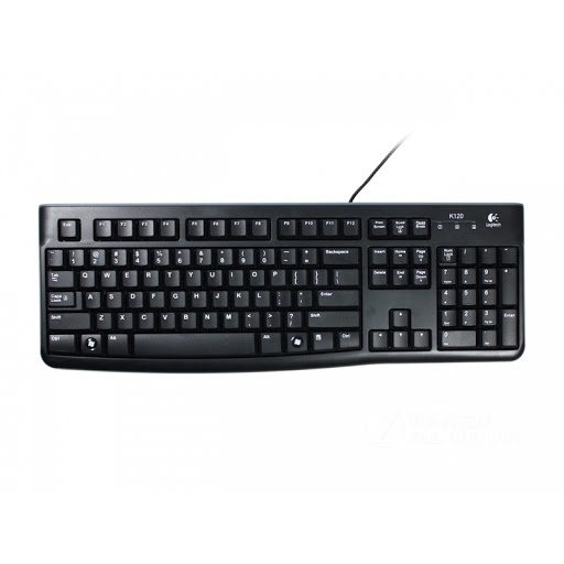 Bàn phím  LOGITECH KEYBOARD K120 (Có dây/USB port/ giảm ồn/ kháng nước)
