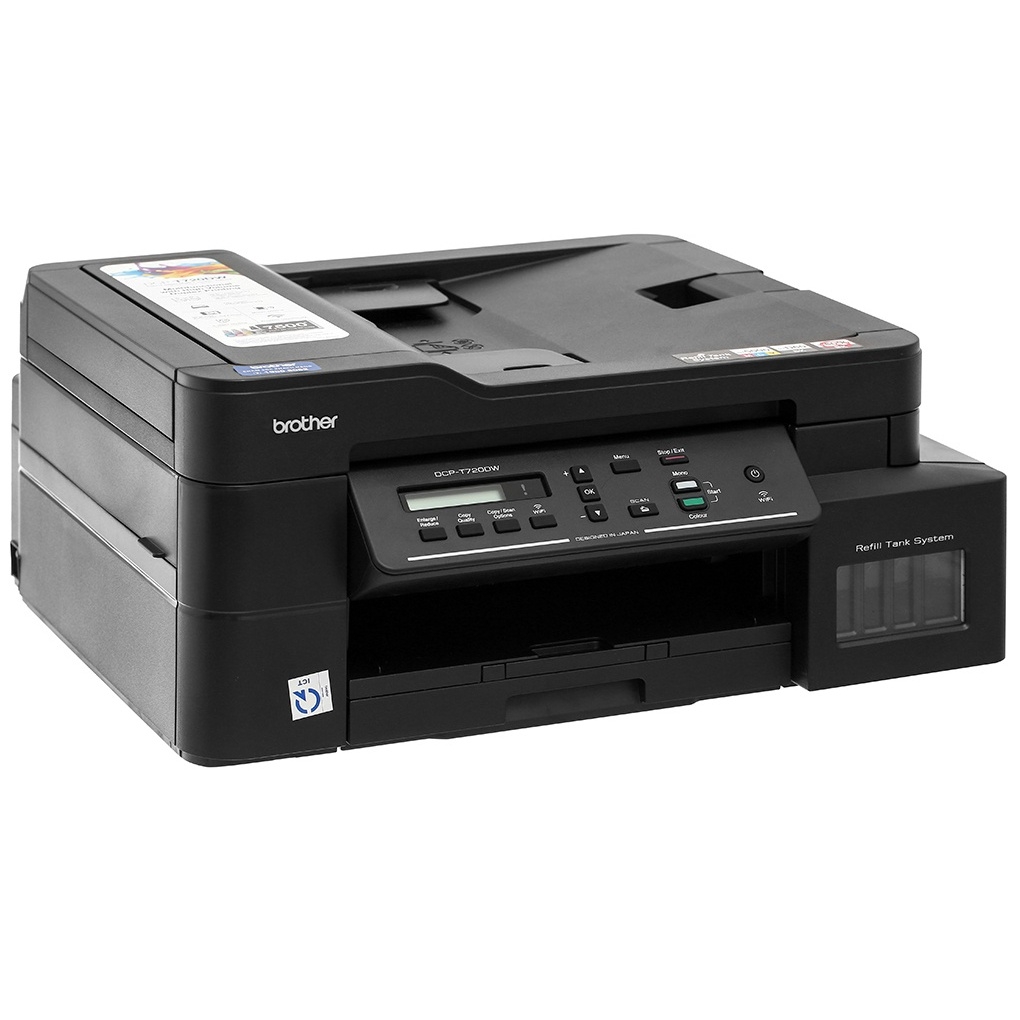 Máy in phun màu đa chức năng Brother DCP-T720DW (In WIFI ĐẢO MẶT/COPY/SCAN) CHÍNH HÃNG MỚI 100%