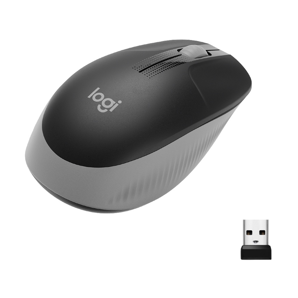 Chuột không dây Logitech Quang M191, Thiết kế tối ưu, Kiểu kết nối Không dây, Chuẩn giao tiếp USB-Wireless