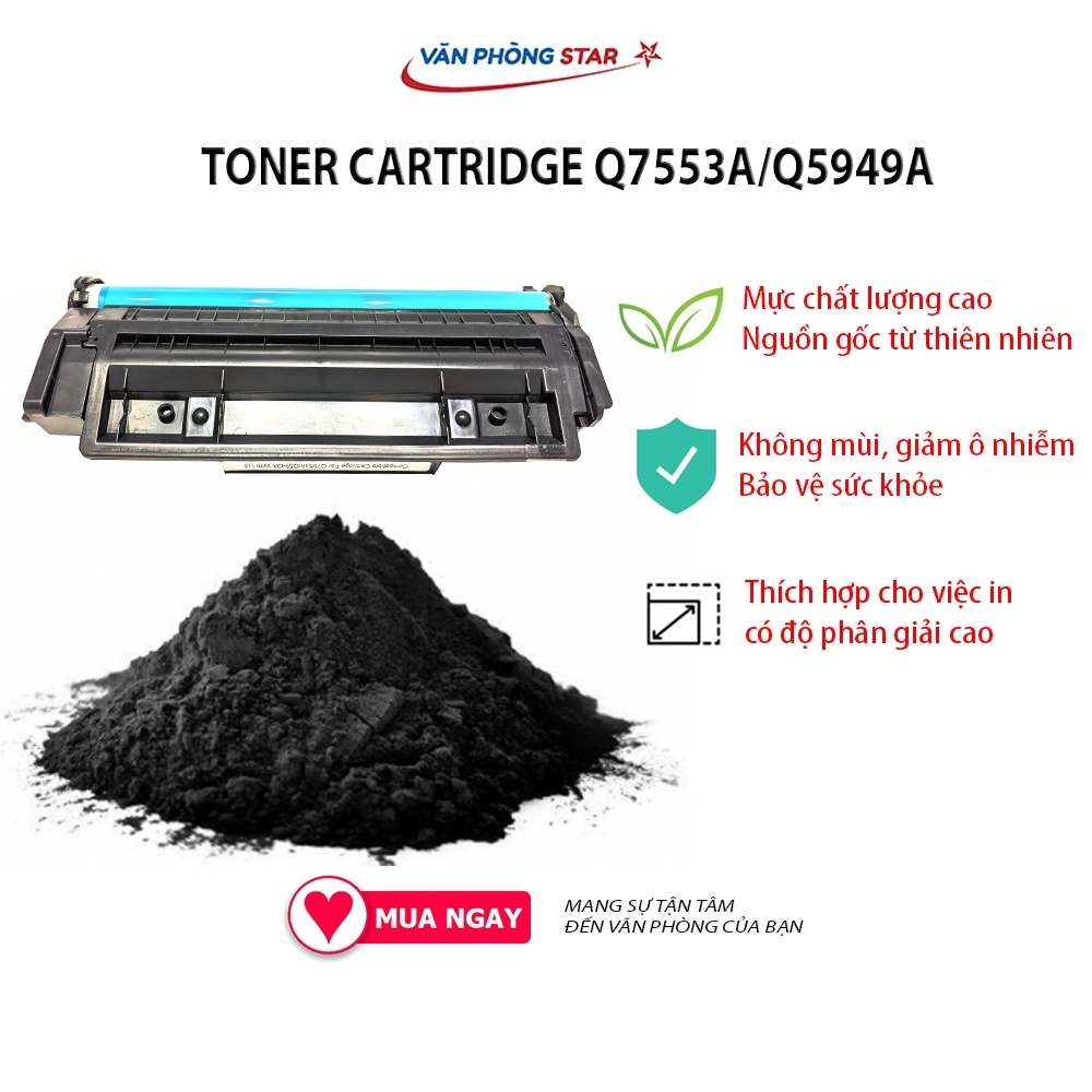 Hộp mực 49a 53a toner cartridgle CRG-108/308/515/715 dung lượng 3000 bản dùng cho HP LJ2015/2104/1160/132o Canon LBP