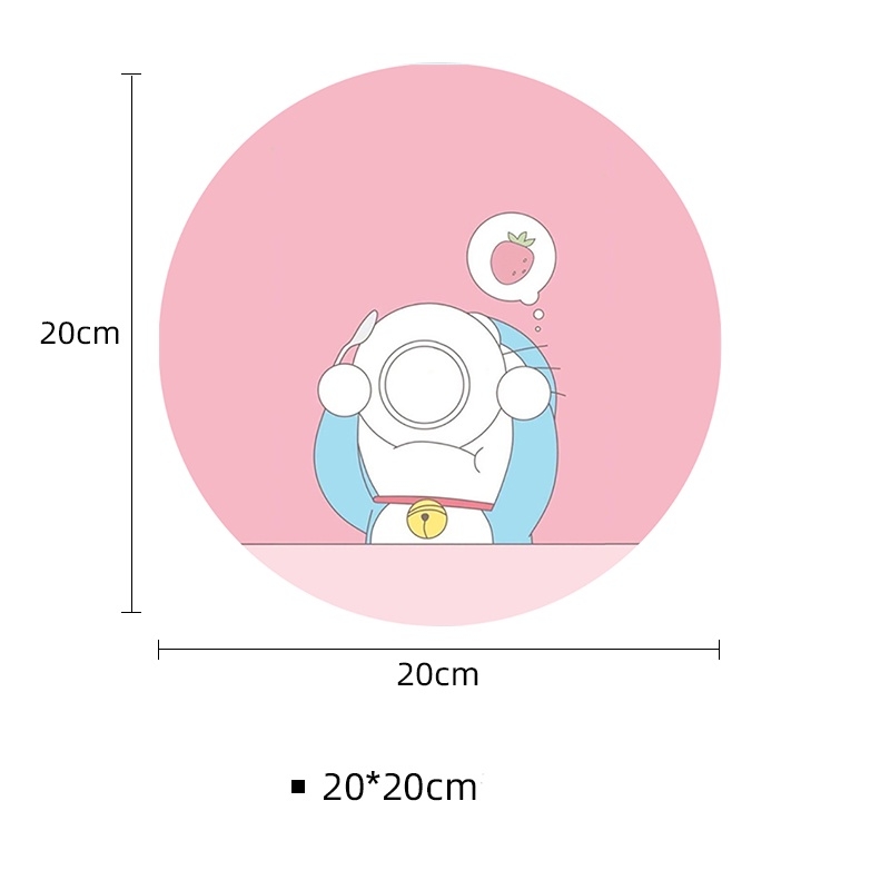 Lót chuột hình dễ thương cute tại Vanphongstar phiên bản lót chuột tròn chất lượng cao không mùi, hình sắc nét, lót dày