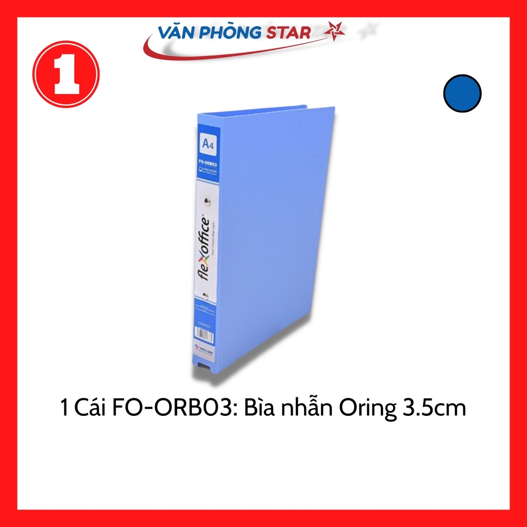 Bìa nhẫn 2-ORing 30 Flexoffice FO-ORB02