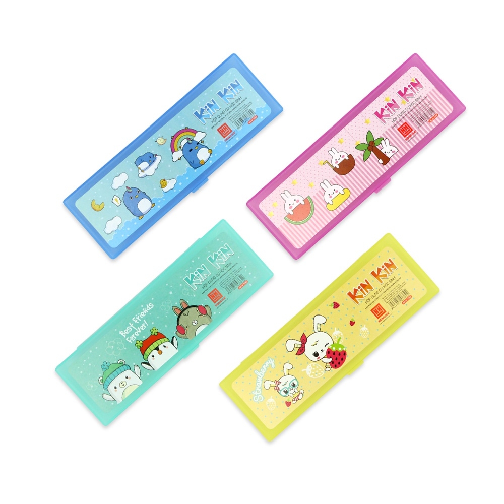 Hộp bút nhựa Kin Kin 3362 học sinh