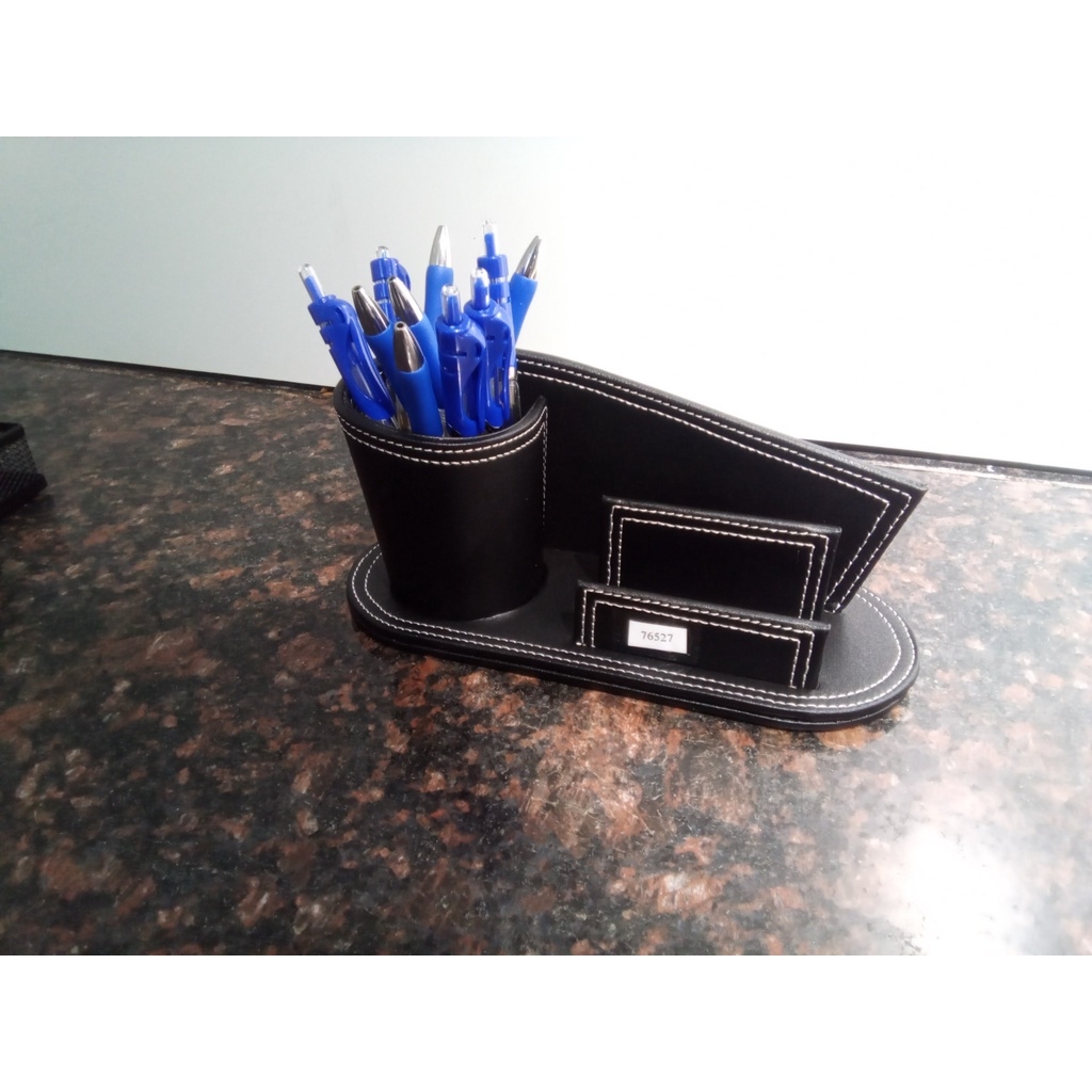 Khay cắm bút giả vải bò thiết kế độc đáo