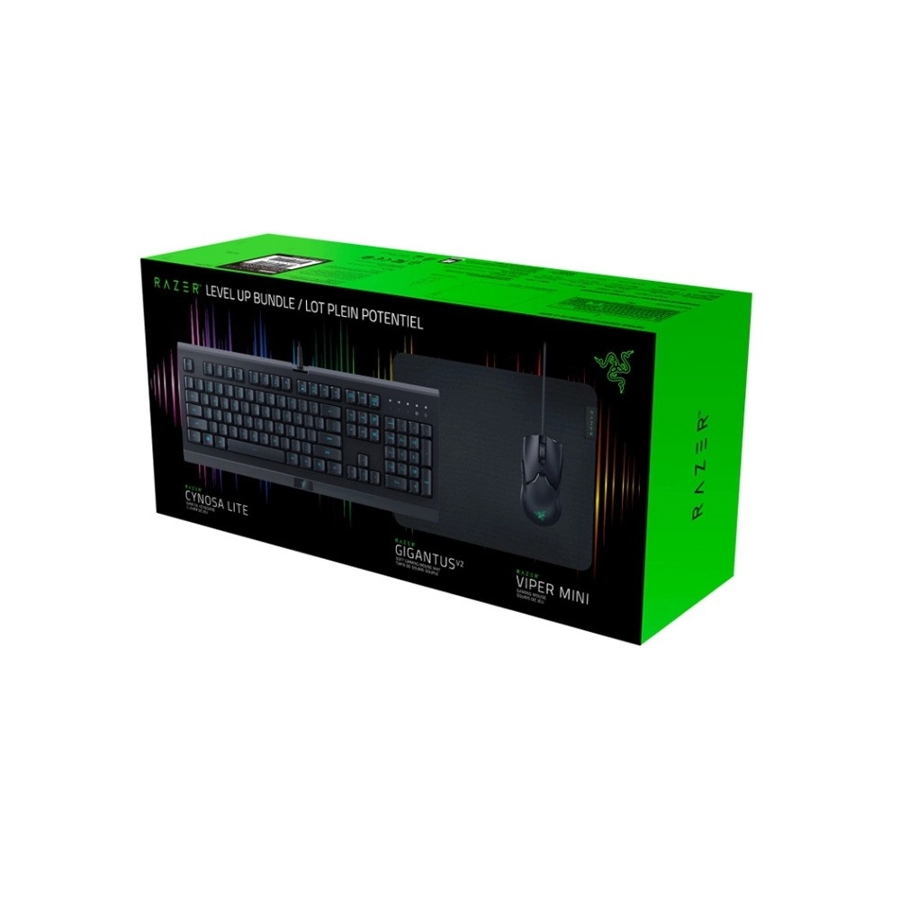 Bộ Bàn phím Razer Level Up Bundle (Cynosa Lite + Viper Mini + Gigantus V2 Medium)