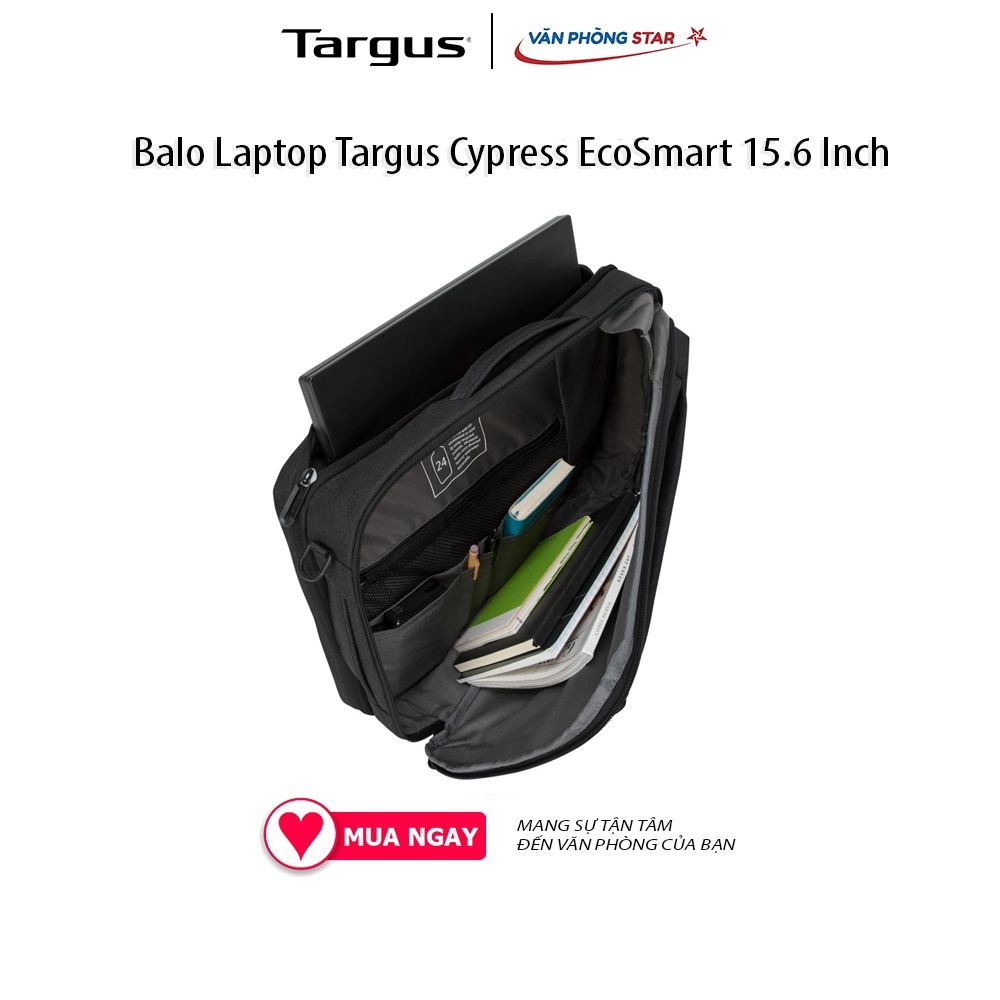 Balo laptop Targus EcoSmart Cypress 15.6