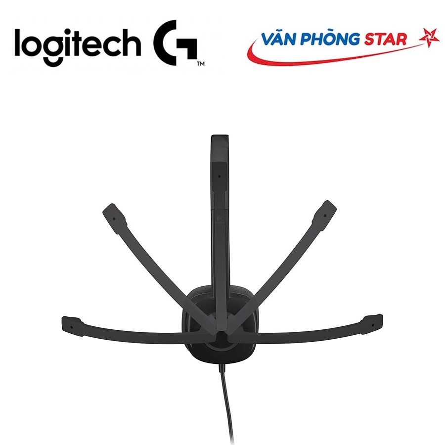 [FREESHIP] Tai nghe Logitech H151 tại Vanphongstar Chất Lượng Cao Với Mic Khử Tiếng Ồn Chính hãng bảo hành 12 tháng