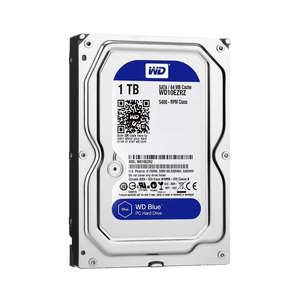 HDD WD 1TB Blue 3.5 inch, 7200RPM, SATA, 64MB Cache (WD10EZEX)