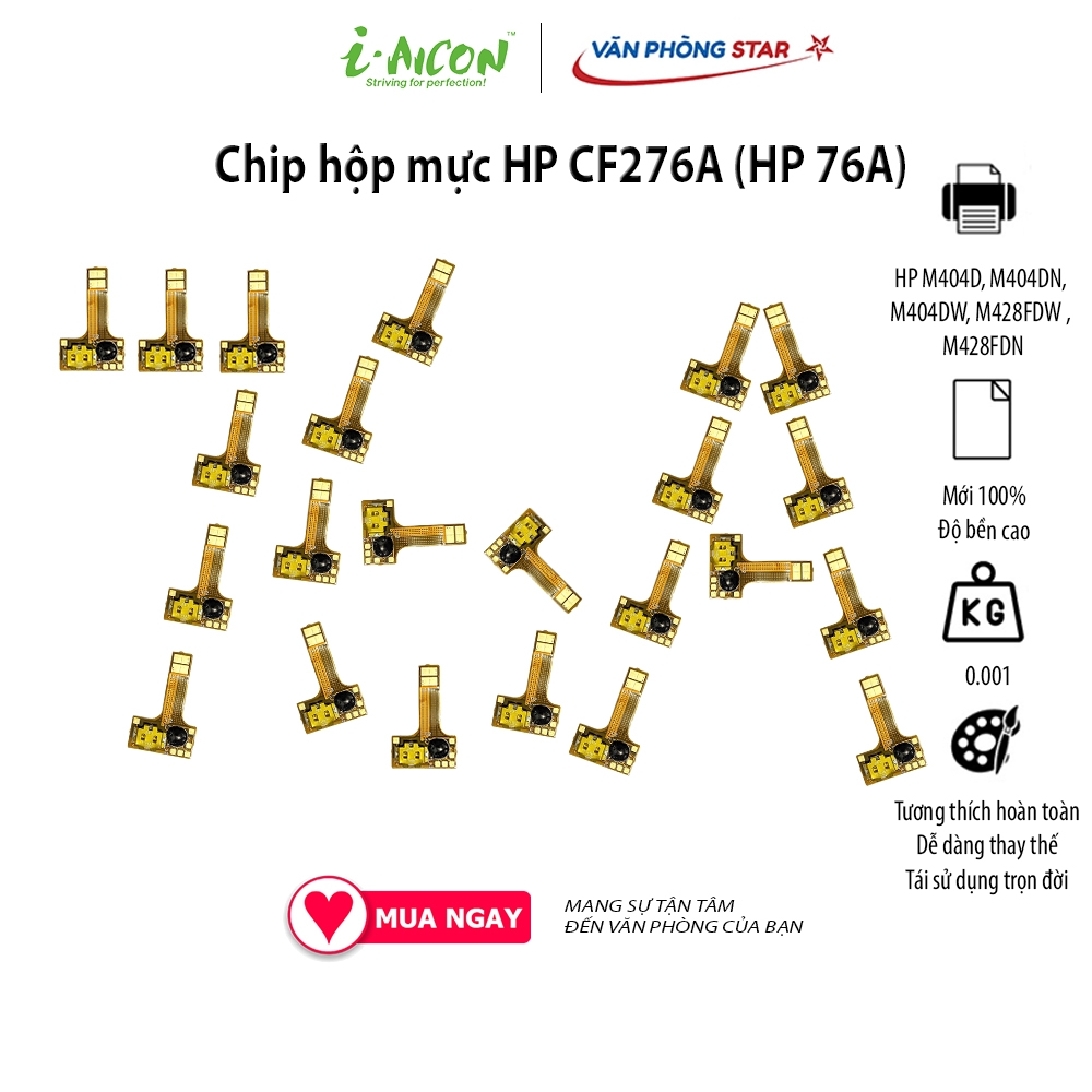 Chip hộp mực HP CF276A