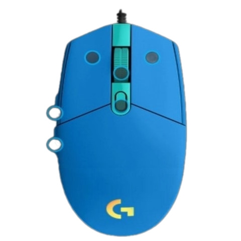 Chuột game có dây Logitech G203 Lightsync Độ phân giải 8000 DPI, LED RGB LIGHTSYNC, sensor gaming và thiết kế 6 nút