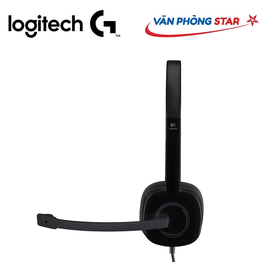 [FREESHIP] Tai nghe Logitech H151 tại Vanphongstar Chất Lượng Cao Với Mic Khử Tiếng Ồn Chính hãng bảo hành 12 tháng