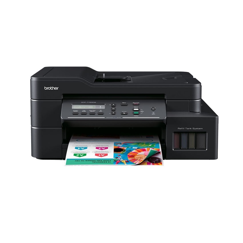 Máy in phun màu đa chức năng Brother DCP-T720DW (In WIFI ĐẢO MẶT/COPY/SCAN) CHÍNH HÃNG MỚI 100%