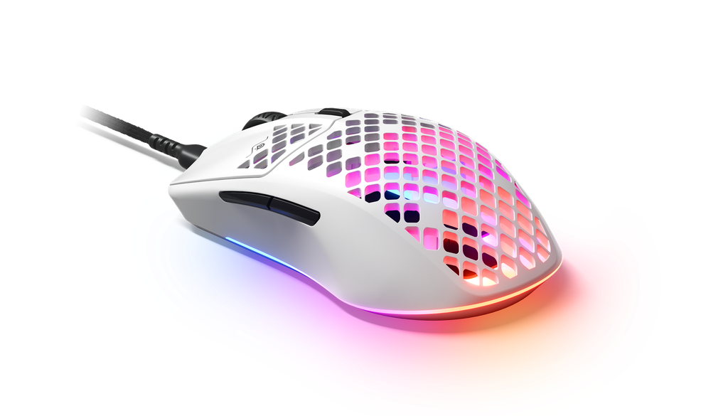 Chuột game không dây Steelseries Aerox 3 Snow - Chính Hãng