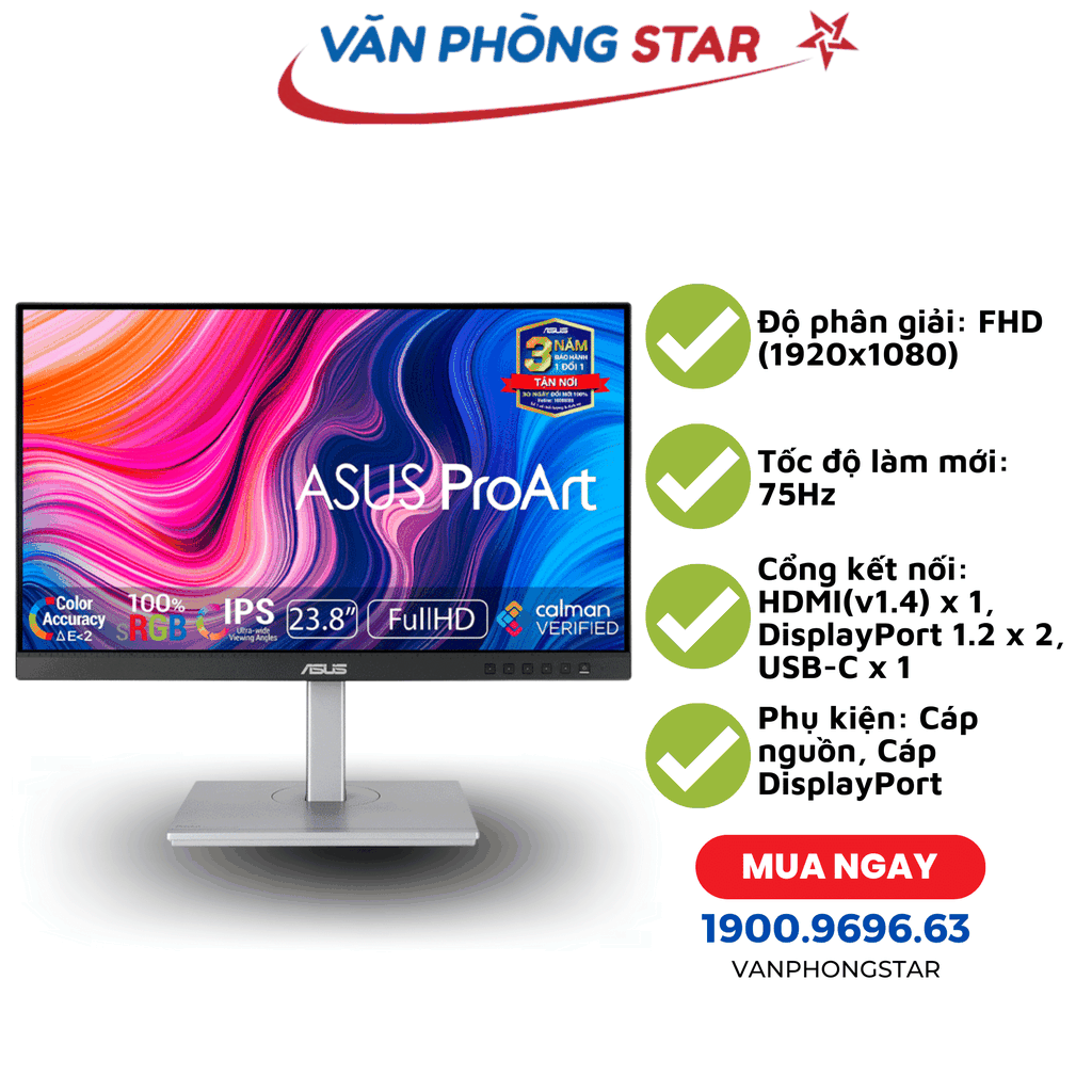 Màn hình Asus Pro Art PA247CV chính hãng