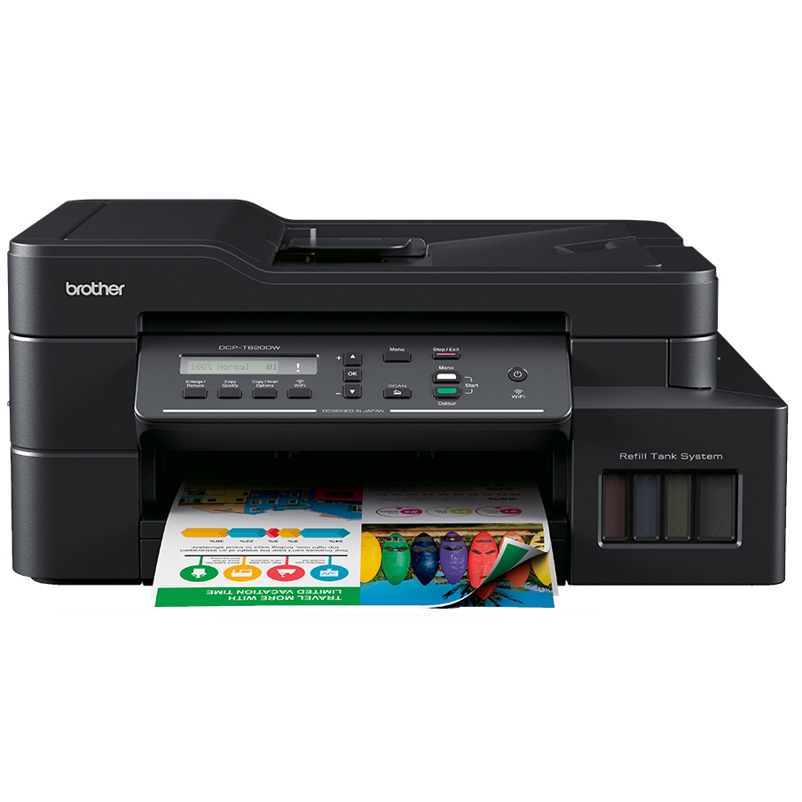 Máy in phun màu đa năng Brother DCP-T820DW  In,Quét,Copy, 17 trang/phút, kết nối wifi