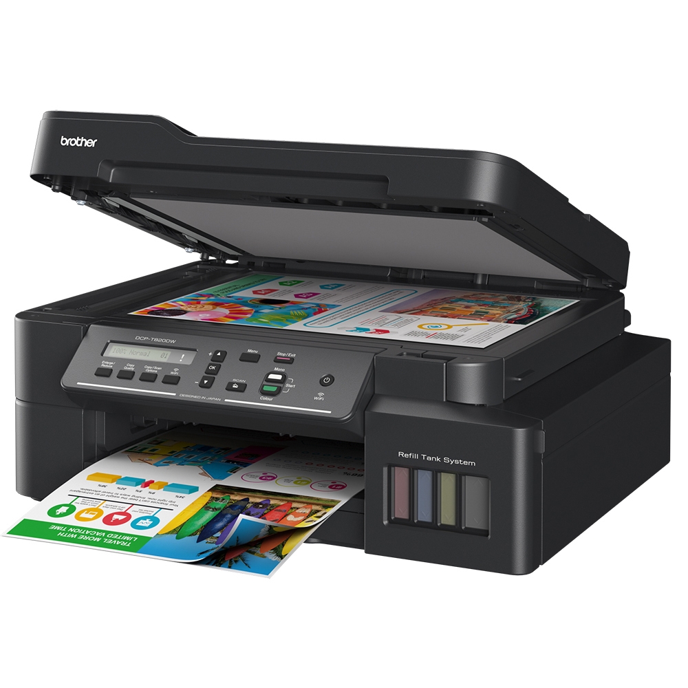Máy in phun màu đa năng Brother DCP-T820DW  In,Quét,Copy, 17 trang/phút, kết nối wifi