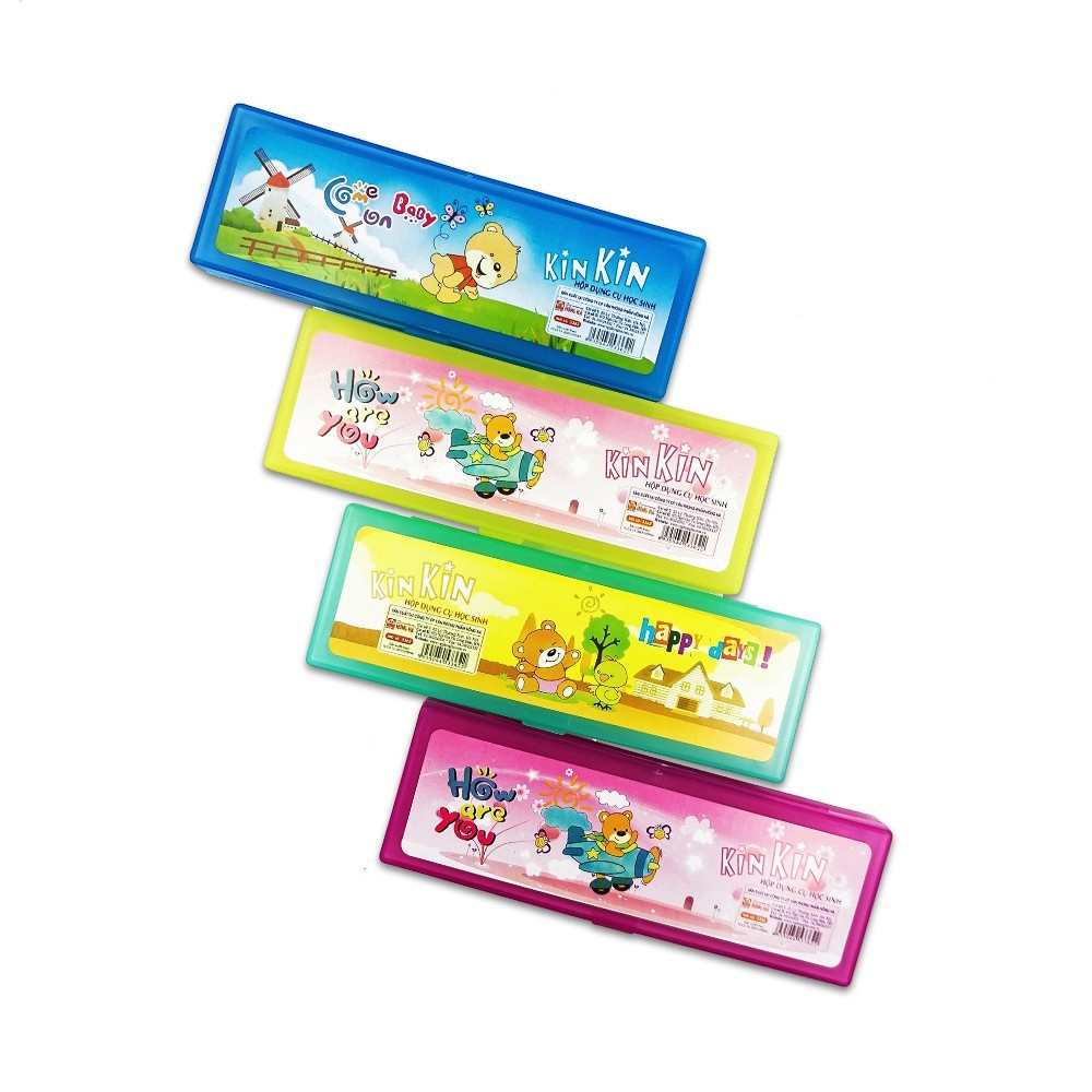 Hộp bút nhựa Kin Kin 3362 học sinh