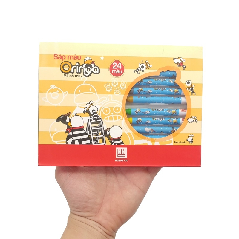 Sáp màu Oringa 24 màu - 8107