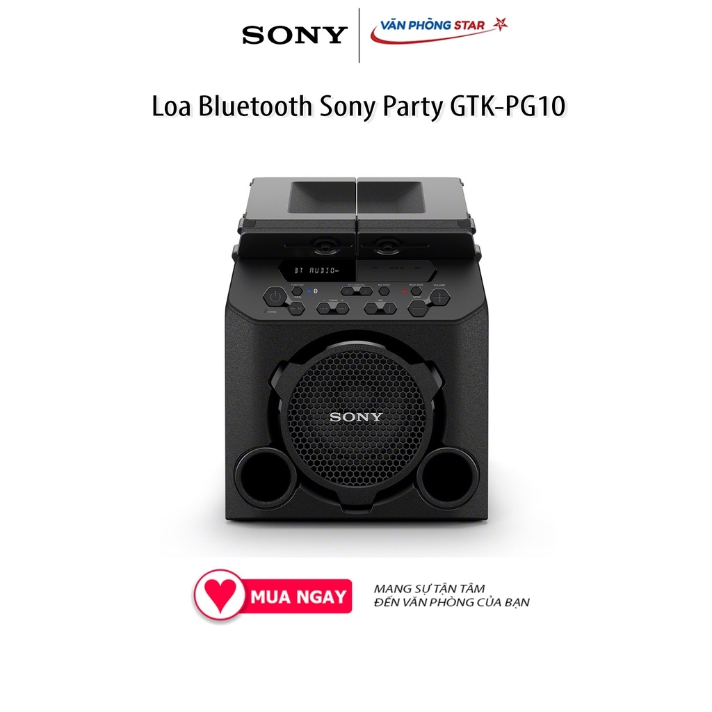 Loa Bluetooth Sony Party GTK-PG10 Kết nối USB,  Bluetooth, Kết nối Microphone,âm thanh mạnh mẽ rõ ràng