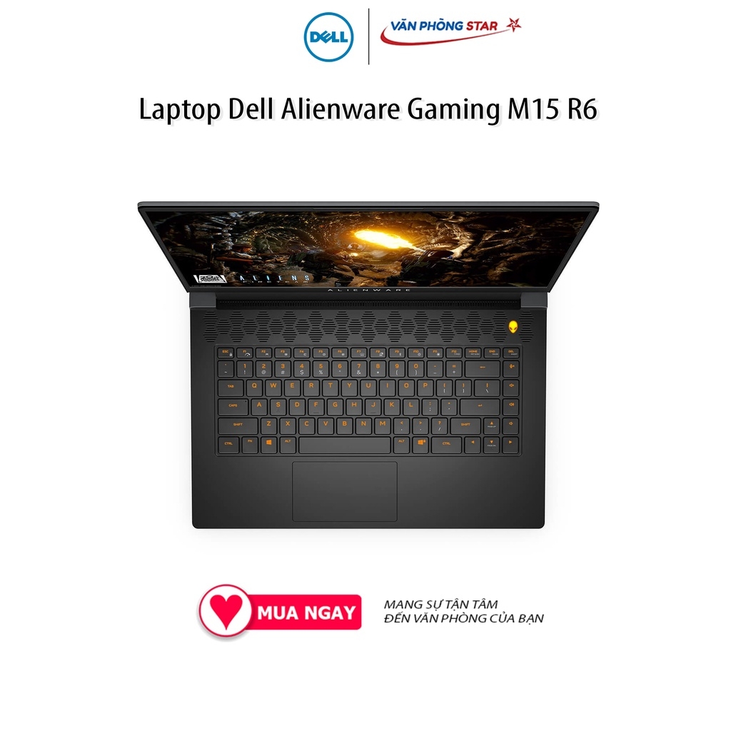 Laptop Dell Allienware Gaming M15 R6 (P109F001CBL) (i7 11800H/32GB RAM/1TB SSD/RTX3060 6G/15.6 inch QHD 240Hz/Win11/Offi