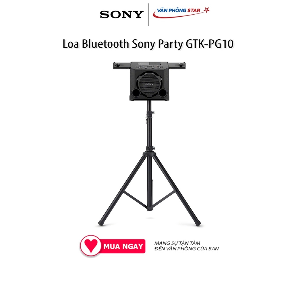 Loa Bluetooth Sony Party GTK-PG10 Kết nối USB,  Bluetooth, Kết nối Microphone,âm thanh mạnh mẽ rõ ràng