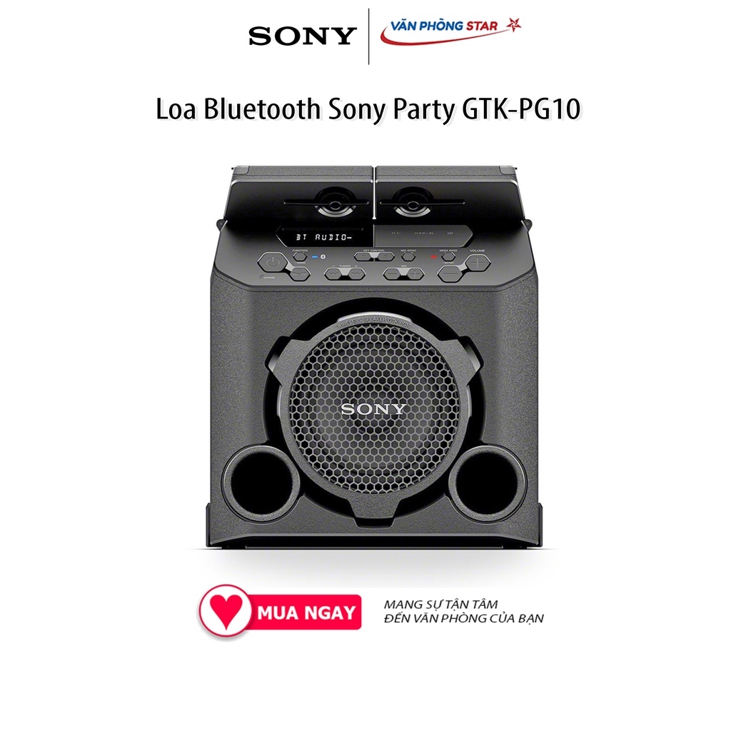 Loa Bluetooth Sony Party GTK-PG10 Kết nối USB,  Bluetooth, Kết nối Microphone,âm thanh mạnh mẽ rõ ràng