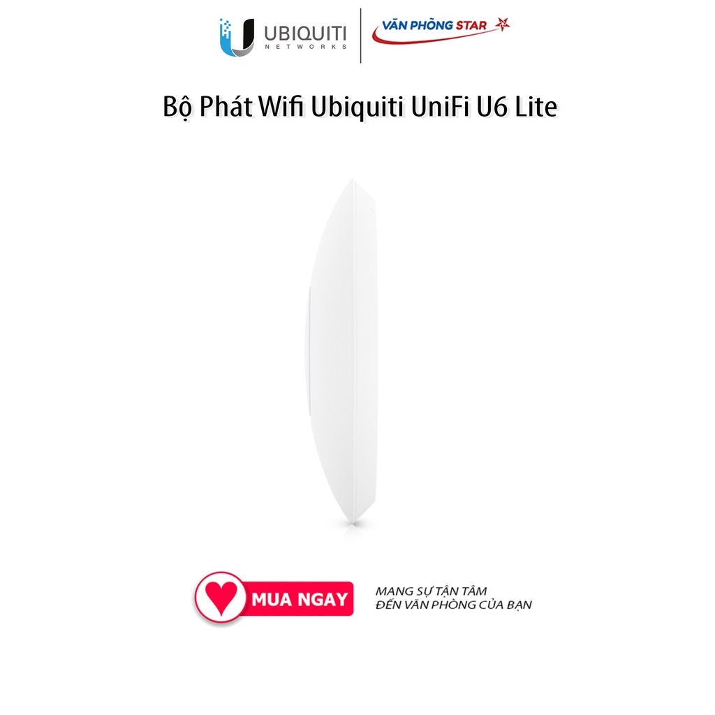 Bộ Phát Wifi Ubiquiti UniFi U6 Lite WiFi 6 chuẩn AX, tốc độ 1501Mbps